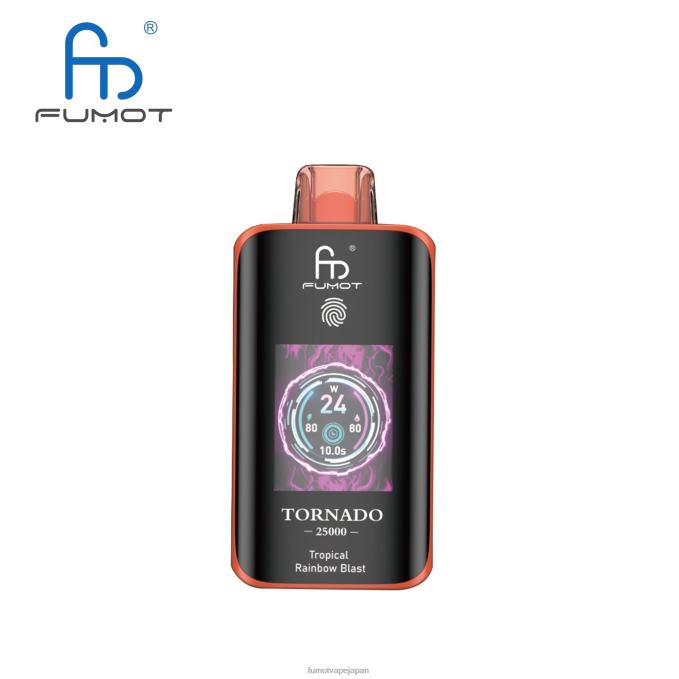 Fumot Factory | Fumot Tornado 25000 使い捨て電子タバコ トロピカルレインボーブラスト X288213