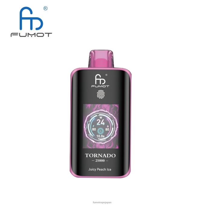 Fumot Flavours | Fumot Tornado 25000 使い捨て電子タバコ ジューシーなピーチアイス X28827