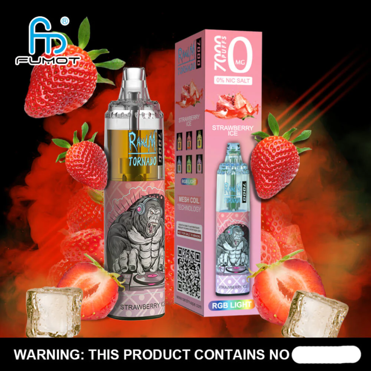 Fumot discount code - 0% 7000 14ml 使い捨て VAPE ペン (1 本) 綿菓子 Fumot Tornado 802NF515
