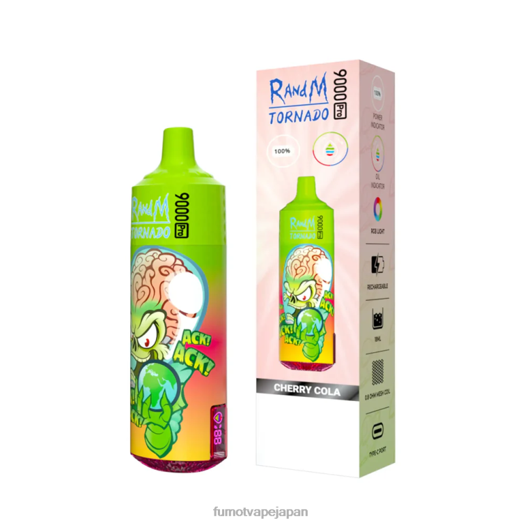 Fumot discount code - 1 ピース 9000 プロ 18ml 使い捨てベープ ピンクレモネード Fumot Tornado 802NF225