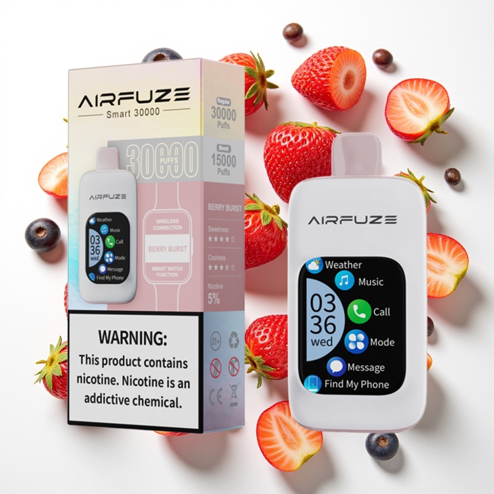 AirFuze Smart 30000パフ タッチスクリーン ベリーバースト