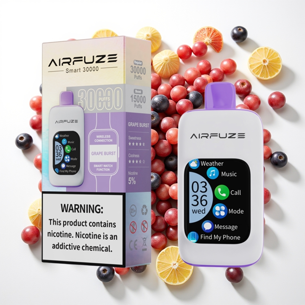 AirFuze Smart 30000パフ タッチスクリーン グレープバースト