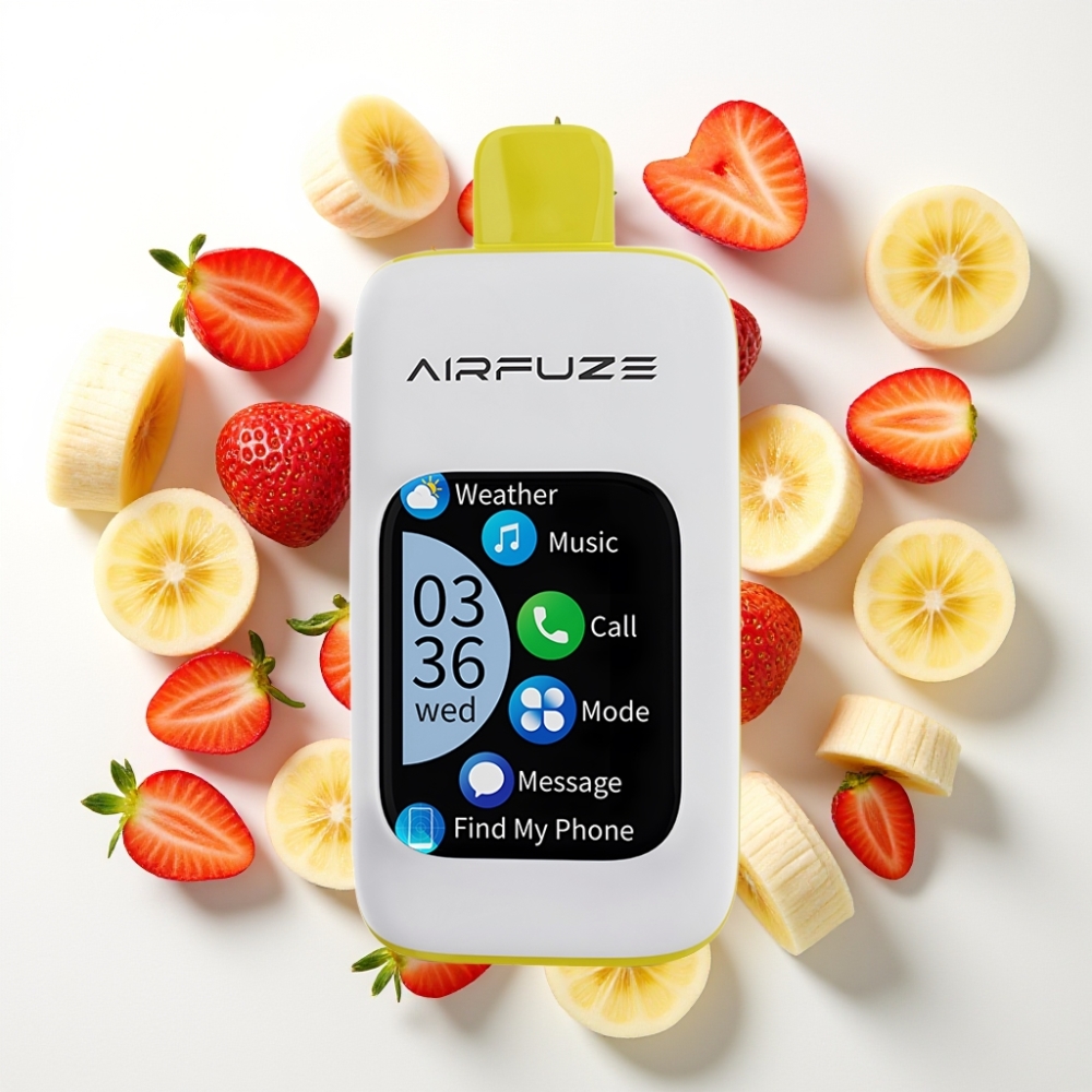 AirFuze Smart 30000パフ タッチスクリーン ストロベリーバナナ