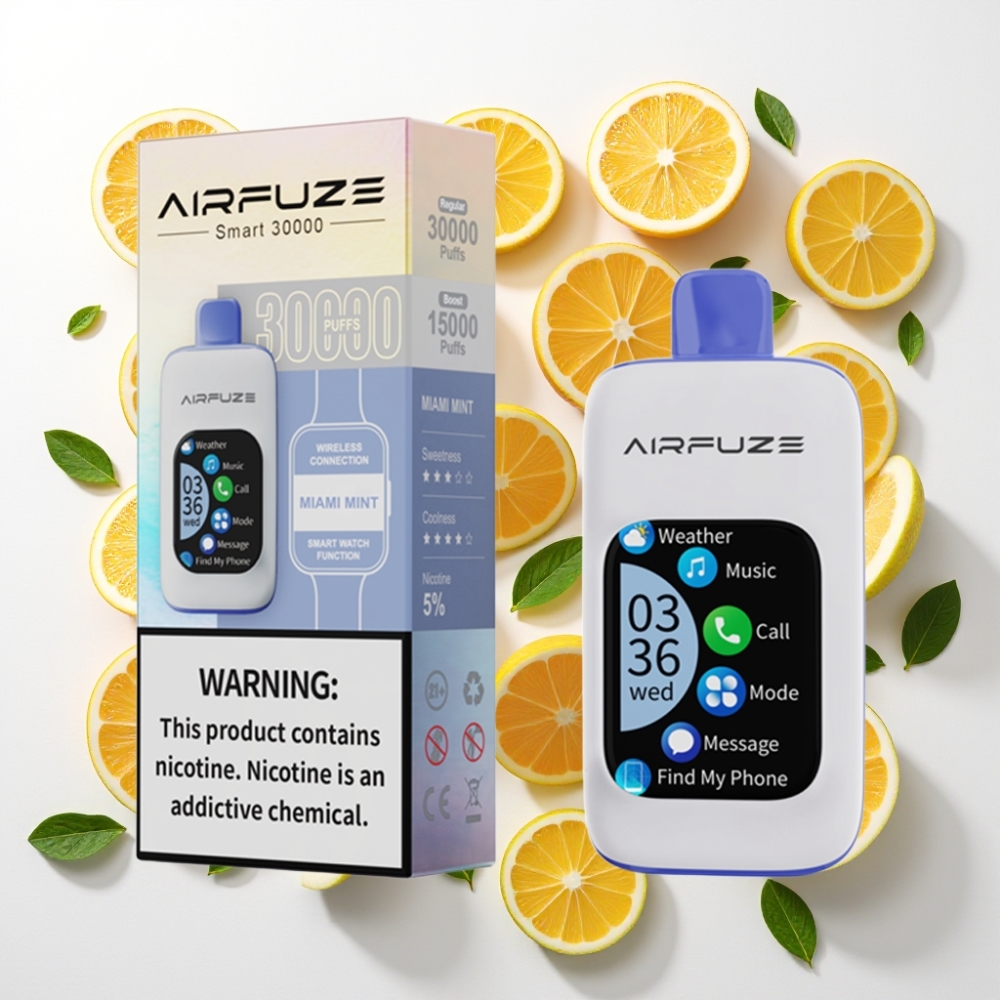 AirFuze Smart 30000パフ タッチスクリーン Miami Mint