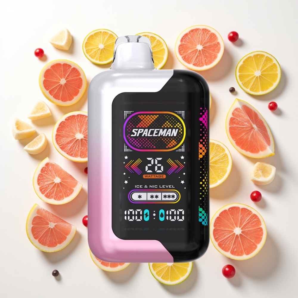 SMOK SPACEMAN SP40000 ゼロニコチン 40000パフ 1000mAh 20ml ピンクレモネード